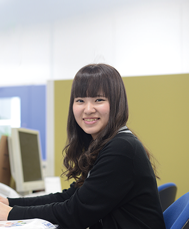 田中 陽菜「人が優しく、働きやすい。<br />
出来ることが増えていく<br />
喜びを感じています。」